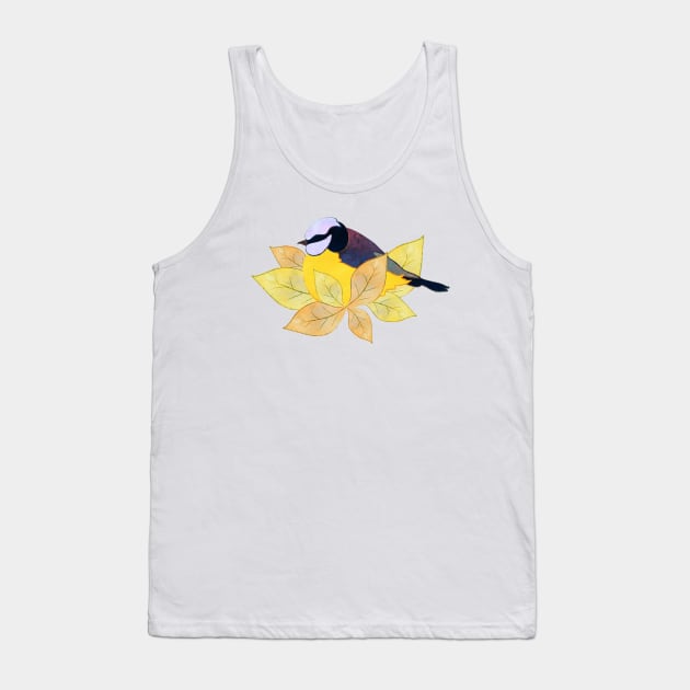 Little Blue Tit Tank Top by albdesigns